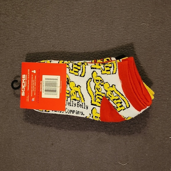 💙NWT 3 PAIRS JELLY BELLY NO SHOW SOCKS - Picture 2 of 2